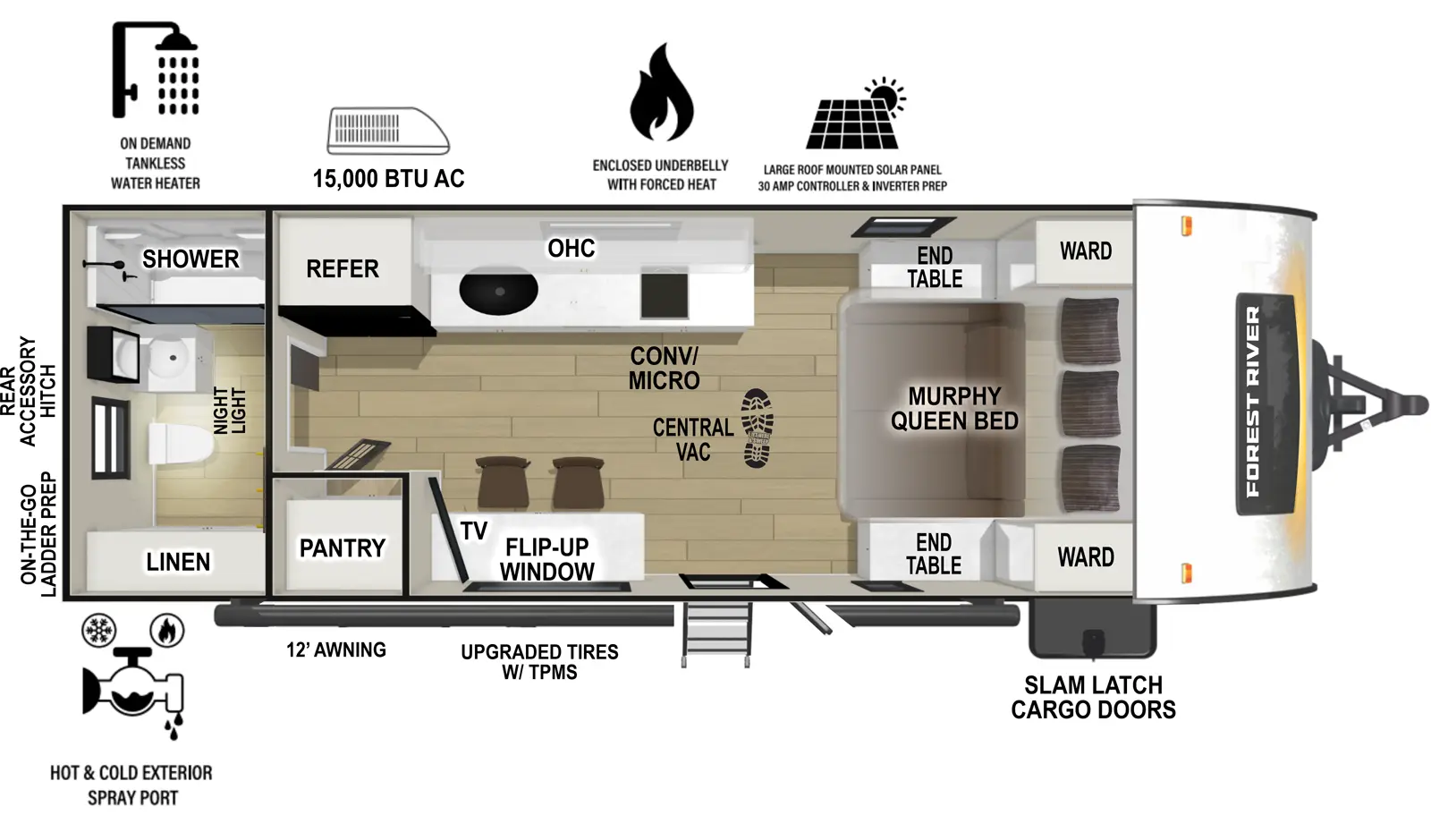 R Pod West Coast RP-197 Floorplan